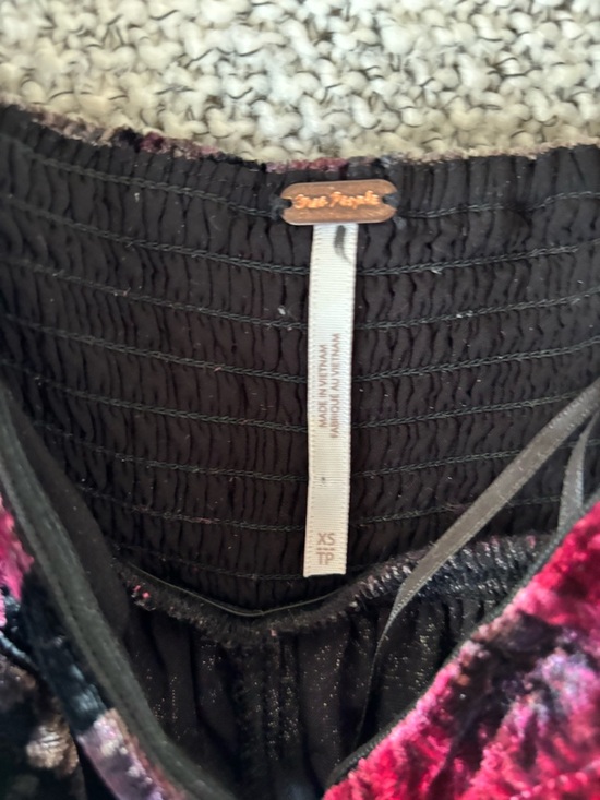 NWOT free people luna velvet romper - Picture 11 of 11
